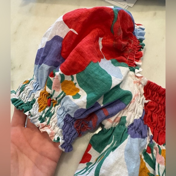 Faithfull The Brand-Multicolored Floral Lilia Top and Ondine Short Set - Picture 7 of 7